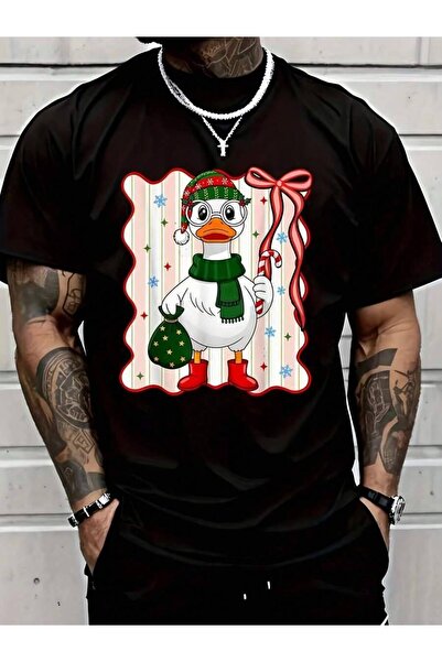Astogria13 Men's Coquette Bow Matching Christmas Cute Goose Boy Girl Shirt Gr...