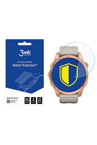 3MK Sticlă Hibridă Pentru Garmin Fenix 7S, Sticlă Flexibilă Cu Rezistență