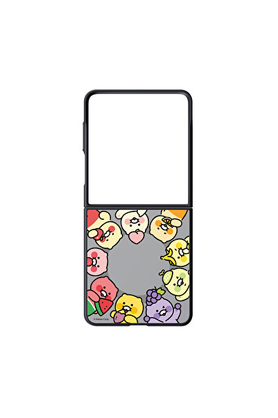 Samsung Galaxy Z Flip8  Aynalı Magnet Kılıf (Kakao Friends) - Çok Renkli
