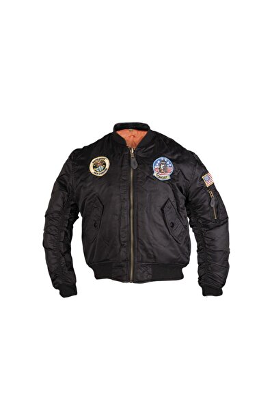 Mil-Tec Flight Jacket MA1 Παιδικό Μαύρο XXL