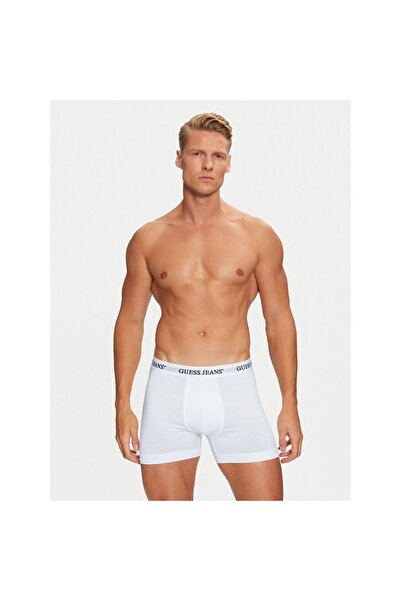 Guess Jeans Set de boxeri pentru bărbați M4BZ45K6YW1 Alb