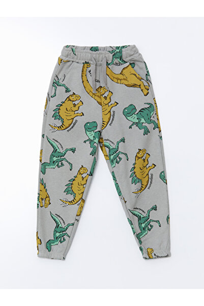 LC Waikiki Pantaloni de trening tip jogger pentru băieți, cu imprimeu cu dino...