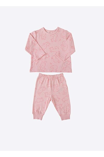 kitikate Organic Zody 2-Piece Pajama Set Pink