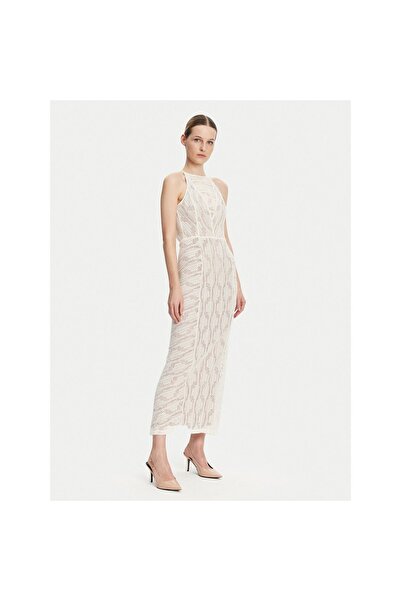 Guess Rochie de cocktail pentru femei W5GK66KCT80 Bej