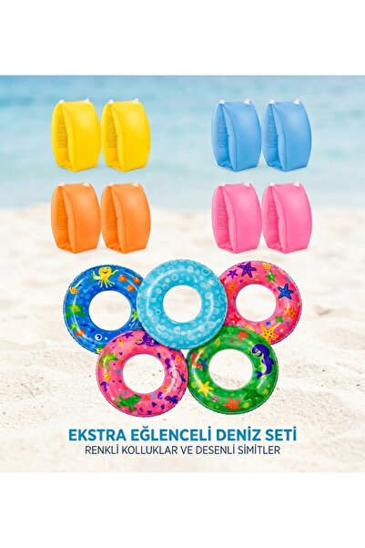 DOFİX Deniz simidi ve Kolluk Seti,Simit-51 cm Kolluk-30 cm