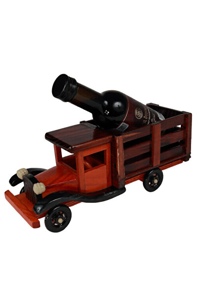 LimArt Set cadou artizanal, model Masina de Epoca din MDF, cu sticla de vin 1...