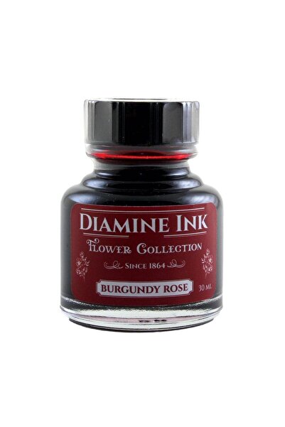 Diamine Flower Collection 30 ml Mürekkep Burgundy Rose