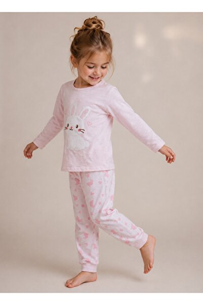 kitikate Organic Tegan 2-Piece Pajama Set Pink