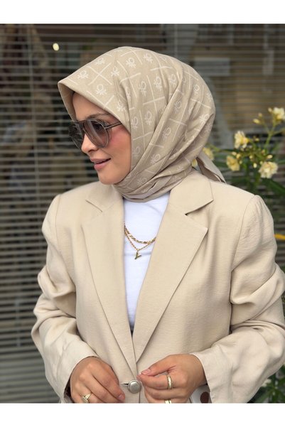 Benetton ELEGANTE DOS EŞARP BEJ