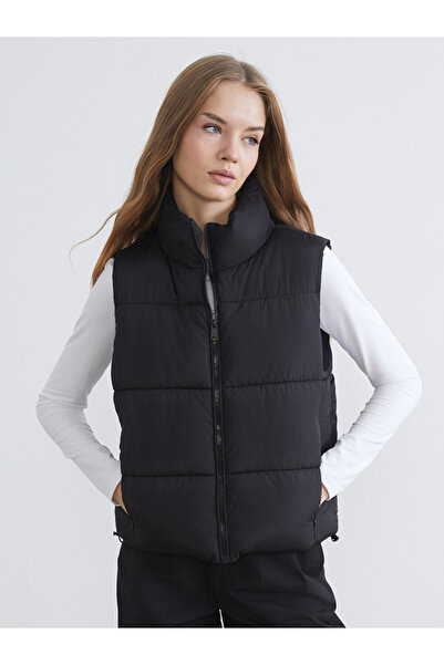 LC Waikiki Women's Stand-Up Collar Padded Vest