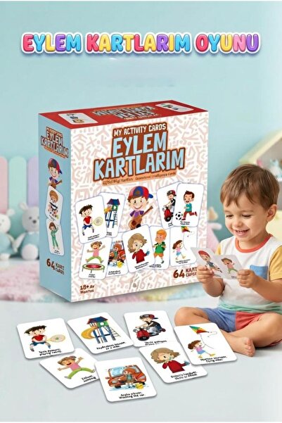Tıfıl Toys بطاقات الأكشن التعليمية للأطفال، لعبة تعليمية وممتعة لتطوير اللغة ...