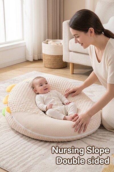 Generic وسادة إرضاع مينكي شبكية مضادة للارتجاع، وسادة إرضاع بالزجاجة بزاوية 3...