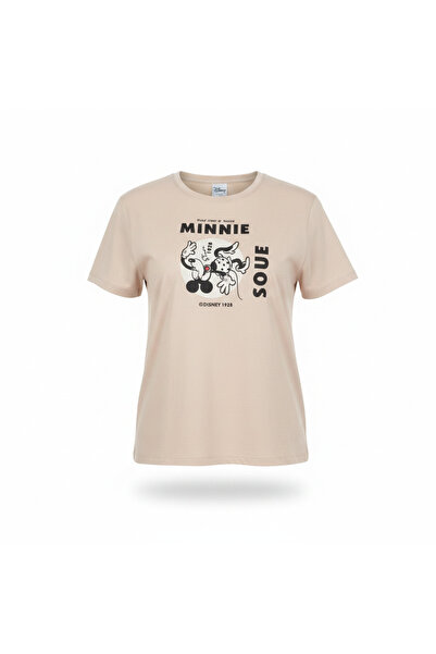 Disney Women's Minnie Mouse Vintage Graphic Cotton T-Shirt