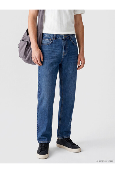 LC Waikiki Rmz Gi̇yi̇m Farkiyla 7145 Loose Fit Men's Jean Pants
