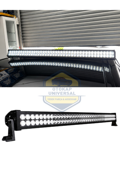 KAPOTO 112Cm Off Road Led Bar Dikdörtgen 240W 12v-24v Kamyon Tır Traktör Çeki...