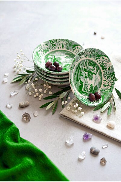 ers erbaşlar Milano Green 6-Piece Luxury Breakfast Set