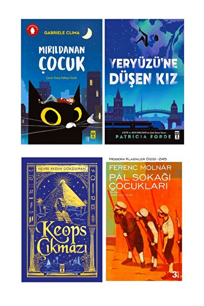 Genç Timaş Ortaokul Okuma Seti Keops Çıkmazı Mırıldanan Çocuk Yeryüzüne Düşen...