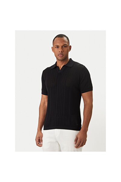 Karl Lagerfeld Polo bărbați 655016-562304 Negru
