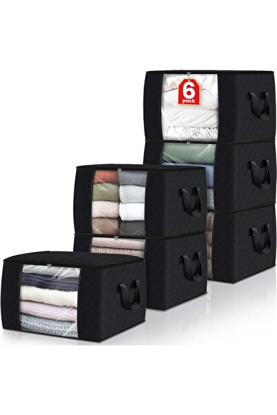ZERIFAM Large Storage Bags, Clothes Storage Boxes, Foldable Closet Organizers...