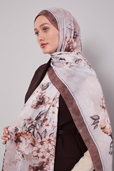Levidor Coffee Floral Craze Comfort Shawl