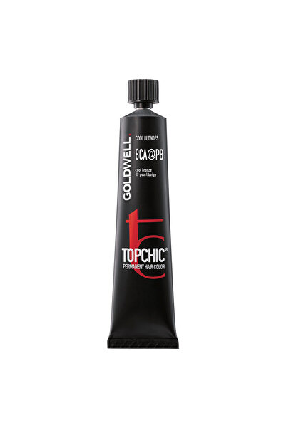 GOLDWELL TopChic, Vopsea de păr permanentă, 8CAPB Bronz Rece/Bej Perlat, 60 ml