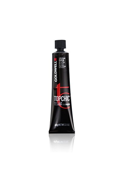 GOLDWELL TopChic, Vopsea de păr permanentă, 5RB Roșu închis fag, 60 ml