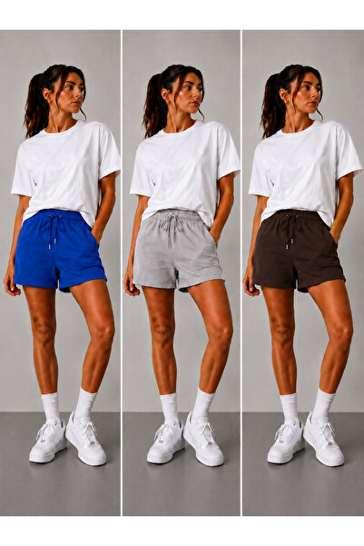 ZİYMO 3-Pack Advantageous Pack Women's Lace-Up Double Pocket Comfortable Cut ...