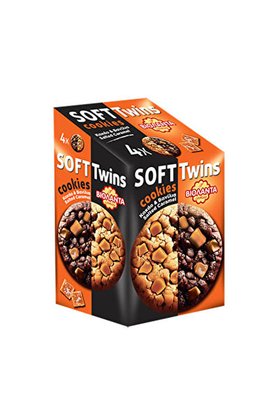 Violanta ΒΙΟΛΑΝΤΑ SOFT COOKIES TWINS 160gr. - (ΚΑΚΑΟ ΚΑΙ ΒΑΝΙΛΙΑ SALTED CARAMEL)
