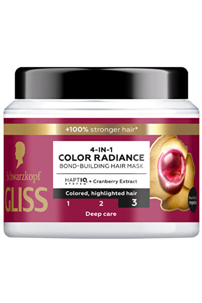 Gliss ΜΑΣΚΑ ΜΑΛΛΙΩΝ POWER 400ml - (4 ΣΕ 1 COLOR RADIANCE)