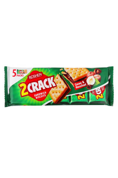 Roshen 2 CRACK ΜΠΙΣΚΟΤΑ 190gr - (ΚΑΚΑΟ - ΦΟΥΝΤΟΥΚΙΑ)
