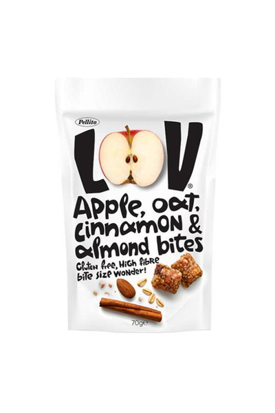 PELLITO LOV OAT BITES 70gr. - (ΜΗΛΟ - ΚΑΝΕΛΑ - ΑΜΥΔΓΑΛΟ)