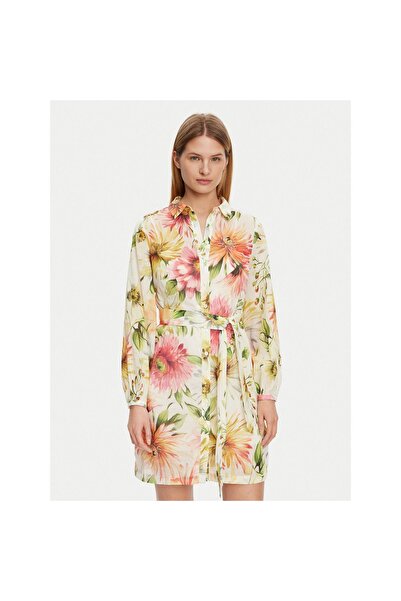 Guess Rochie cămașă de damă W5GK65WH6C0 Multicoloră