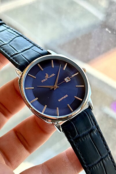 Polo Weil Pl002M Leather Men's Wristwatch with Strap