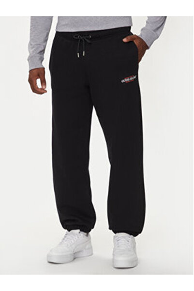 Guess Jeans Pantaloni de trening pentru bărbați M4YB18K9V31 Negru