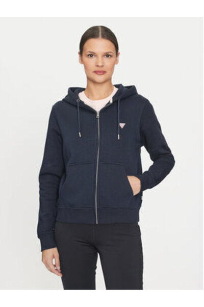 Guess Jeans Bluză de damă W4YQ03KC811 Bleumarin