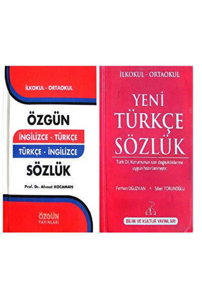 Özgün Yayınları Sert kapak TDK Uyumlu 4-5-6-7-8-9 Sınıflar İçin Türkçe Sözlük...