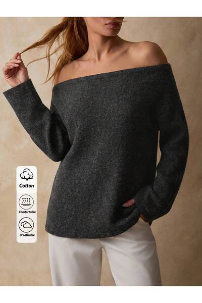 TOFAN TRİKO PULOVER TRICOTAT CU TEXTURA MOALE