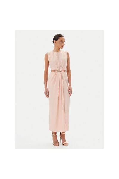 Haveone Rochie de seară de damă AFS-N029 Bej