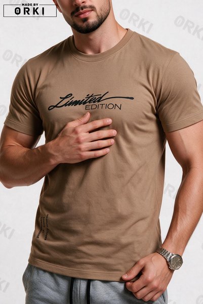 EFFRENATU Limited Edition Printed Oversized Unisex T-Shirt & Gray Shorts Set