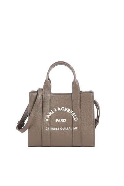 Karl Lagerfeld Γυναικεία K/Rsg Mini Tote Τσάντα Καφέ B1W30042-2PR Taupe