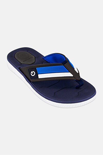 Cartago Men Napoles III Slip On Slippers, Dusty Navy