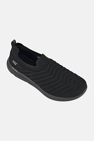 SKECHERS Women Max Cushioning Lite Slip On Running Shoes, Black