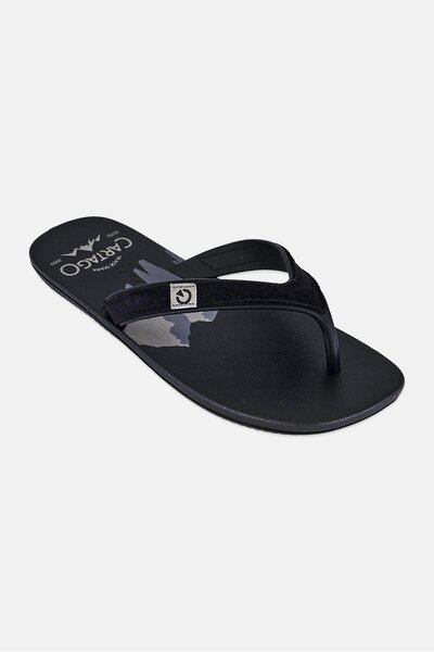 Cartago Men Dakar Slip On Slippers, Black