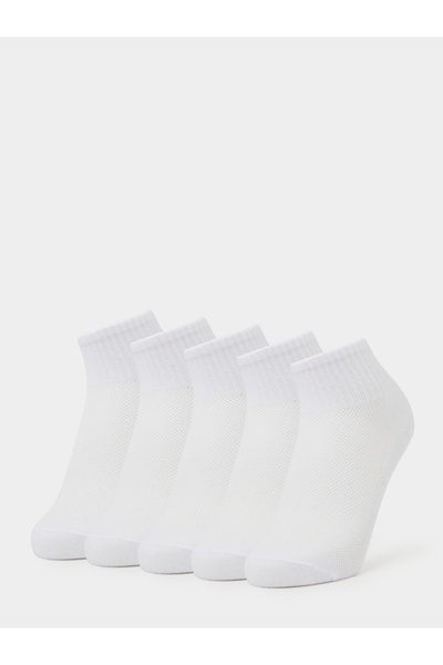 Styli Pack of 5 - Girls Rib Cotton Blend Socks
