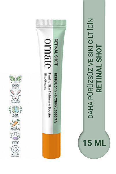 ORNATE Retinal Shot %0.1 Retinal + Matrixyl 3000 %3 Kırışıklık Karşıtı Cilt Y...