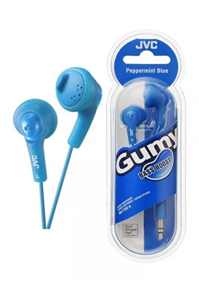 JVC In-ear headphones, 1m, mint blue, bass boost, Gumy