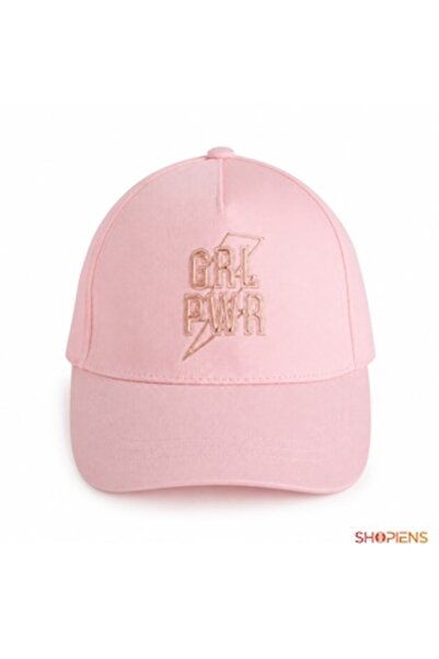 SHOPIENS Șapcă pentru copii, Shopiens, roz, bumbac, cozoroc mare 6.5 cm, mări...