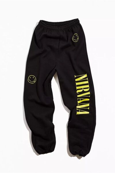 classy moda Unisex Lettering Front Printed 2 Thread Combed Cotton Baggy Trousers