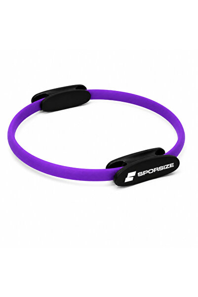 Sporsize Pilates Çemberi 35 cm Direnç Halkası, İç Bacak Kalça Kol Göğüs ve Co...