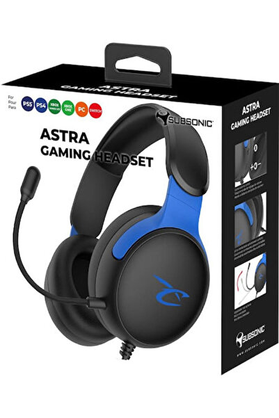 Subsonic Ακουστικά Gaming Astra πάνω από το αυτί με σύνδεση 3.5 χιλιοστών για...